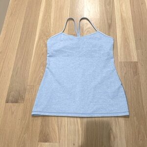 Baby blue Lululemon tank top